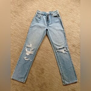 ROLLA’S Light Blue Straight Leg Jeans